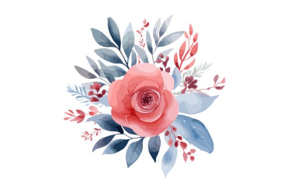 Download Watercolor Florals for Logo Card Design - Logo Collection