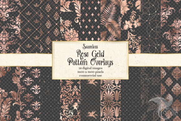 Download Rose Gold Pattern Overlays - Overlay Collection