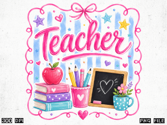 Download Teacher Love Inspire PNG | Cute Classroo - Teacher Collection