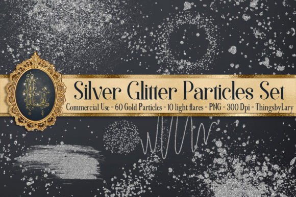 Download Silver Glitter Particles PNG Overlay - Overlay Collection
