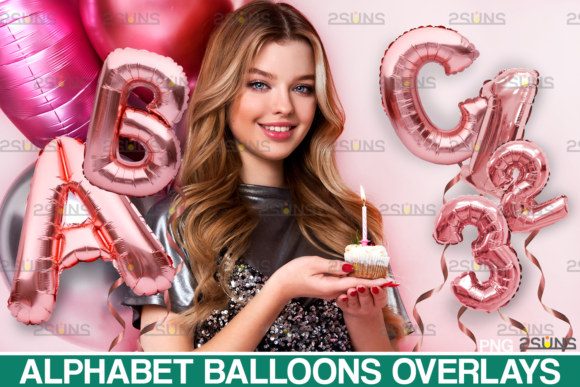 Download 39 Foil Balloon Overlay, Photoshop - Overlay Collection