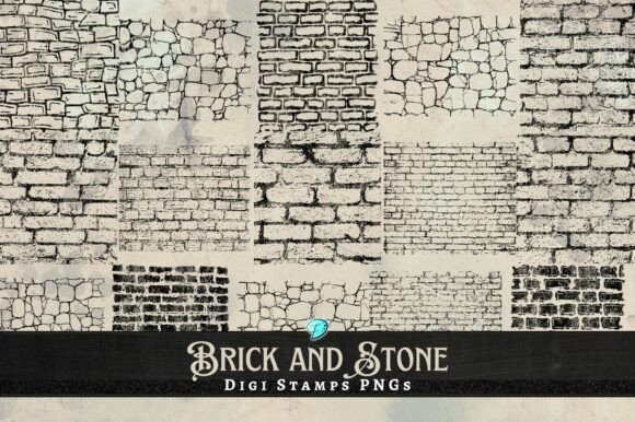 Download Brick and Stone Digi Stamps Overlay - Overlay Collection